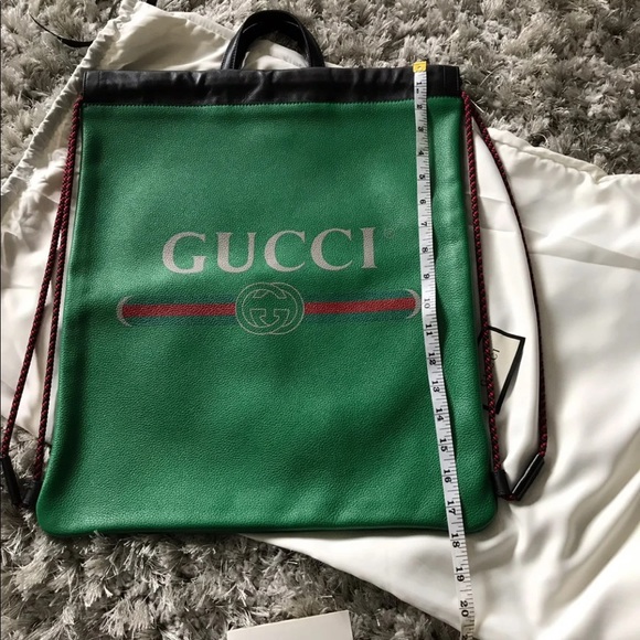 SOLD. Gucci Drawstring Back pack - Picture 4 of 6